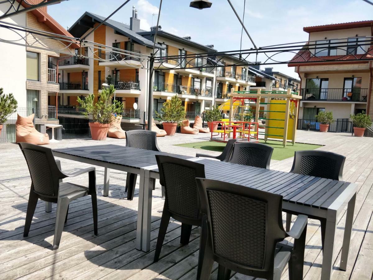 Smilteles Apartamentai Booking Palanga Lt מראה חיצוני תמונה